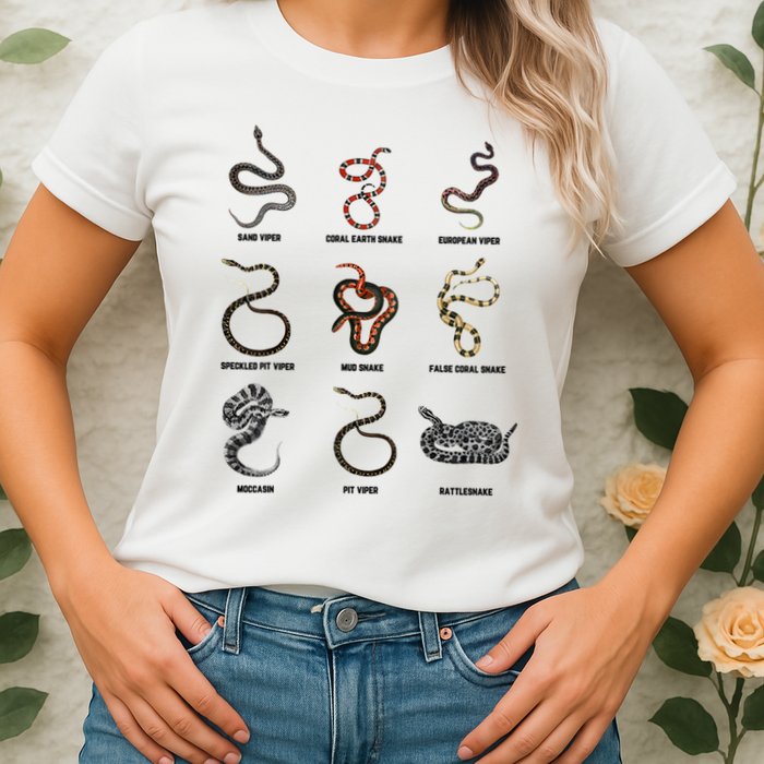 9 Snakes Snake Lover Snake Snake Womens T-Shirt