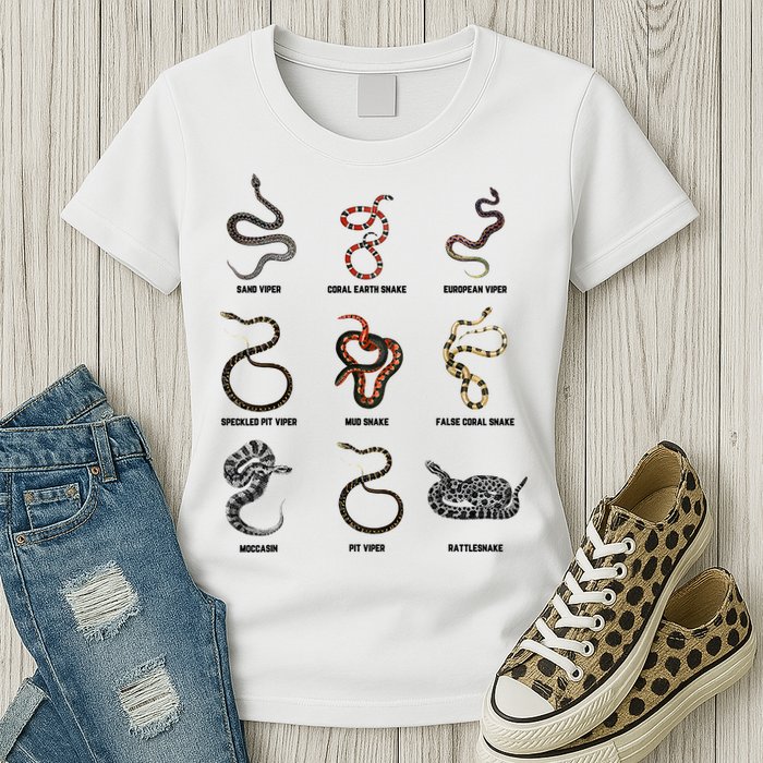 9 Snakes Snake Lover Snake Snake Womens T-Shirt