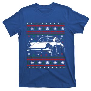 911 Silhouette Ugly Christmas Car Lover Funny Gift T-Shirt