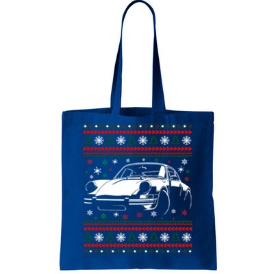 911 Silhouette Ugly Christmas Car Lover Funny Gift Tote Bag