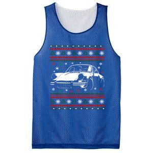 911 Silhouette Ugly Christmas Car Lover Funny Gift Mesh Reversible Basketball Jersey Tank