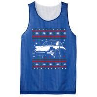 911 Silhouette Ugly Christmas Car Lover Funny Gift Mesh Reversible Basketball Jersey Tank