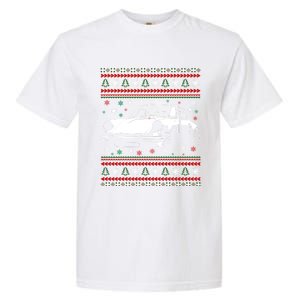 911 Silhouette Ugly Christmas Car Lover Funny Gift Garment-Dyed Heavyweight T-Shirt