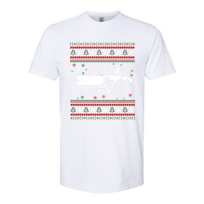 911 Silhouette Ugly Christmas Car Lover Funny Gift Softstyle CVC T-Shirt