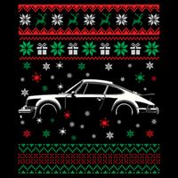 911 Silhouette Ugly Christmas Car Lover Gifts Swea Impact Tech Backpack