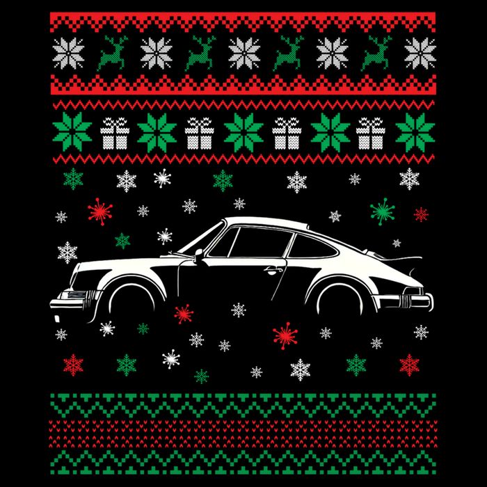 911 Silhouette Ugly Christmas Car Lover Gifts Swea Impact Tech Backpack