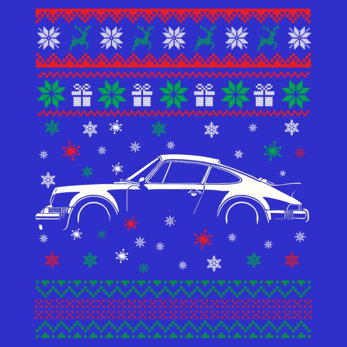 911 Silhouette Ugly Christmas Car Lover Gifts Swea 16 in Basic Backpack