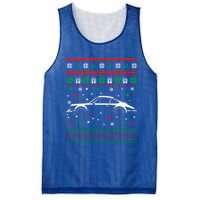 911 Silhouette Ugly Christmas Car Lover Gifts Swea Mesh Reversible Basketball Jersey Tank