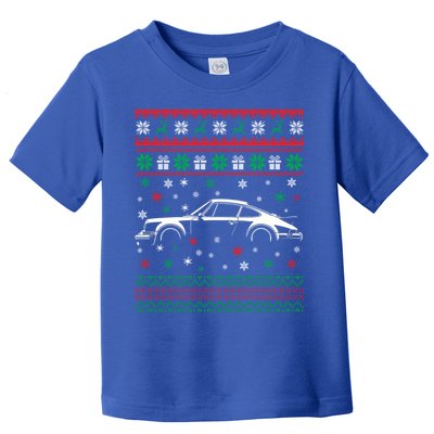 911 Silhouette Ugly Christmas Car Lover Gifts Swea Toddler T-Shirt