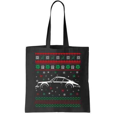 911 Silhouette Ugly Christmas Sweater Car Lover Gifts Bag