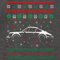 911 Silhouette Ugly Christmas Sweater Car Lover Gifts Vector Backpack