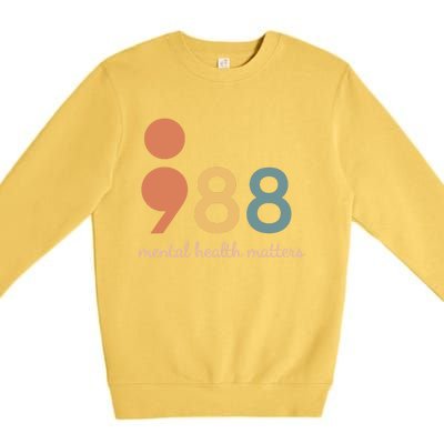 988 Tal Health Matters Christmas Mother Day Costume Gift Premium Crewneck Sweatshirt