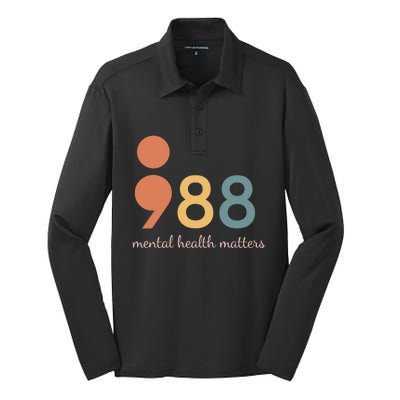 988 Tal Health Matters Christmas Mother Day Costume Gift Silk Touch Performance Long Sleeve Polo