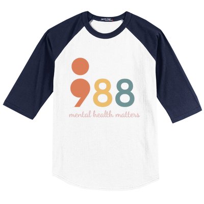 988 Tal Health Matters Christmas Mother Day Costume Gift Baseball Sleeve Shirt