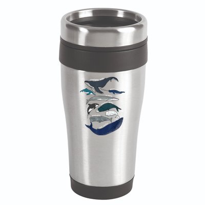 9 Types Of Whales Shirt Whale Breeds Species Whale 16oz Travel Tumbler