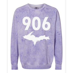 906 Upper Peninsula Yooper Upper Michigan Colorblast Crewneck Sweatshirt