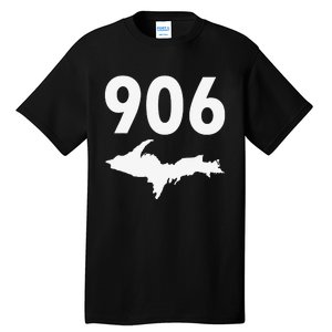 906 Upper Peninsula Yooper Upper Michigan Tall T-Shirt