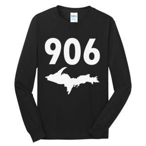 906 Upper Peninsula Yooper Upper Michigan Tall Long Sleeve T-Shirt