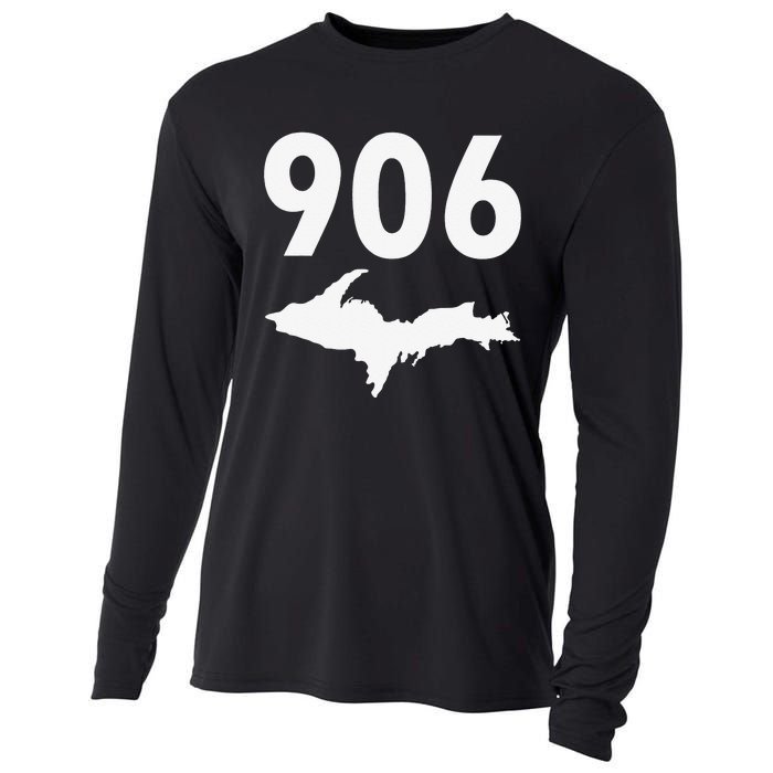 906 Upper Peninsula Yooper Upper Michigan Cooling Performance Long Sleeve Crew