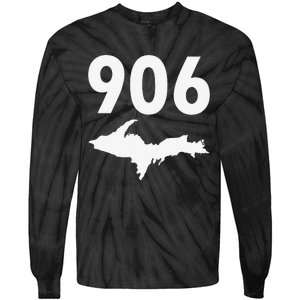 906 Upper Peninsula Yooper Upper Michigan Tie-Dye Long Sleeve Shirt