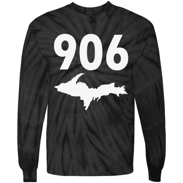 906 Upper Peninsula Yooper Upper Michigan Tie-Dye Long Sleeve Shirt