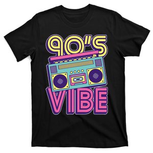 90s Vibe 1990s Music Lover Nineties Costume Party Retro 90s T-Shirt