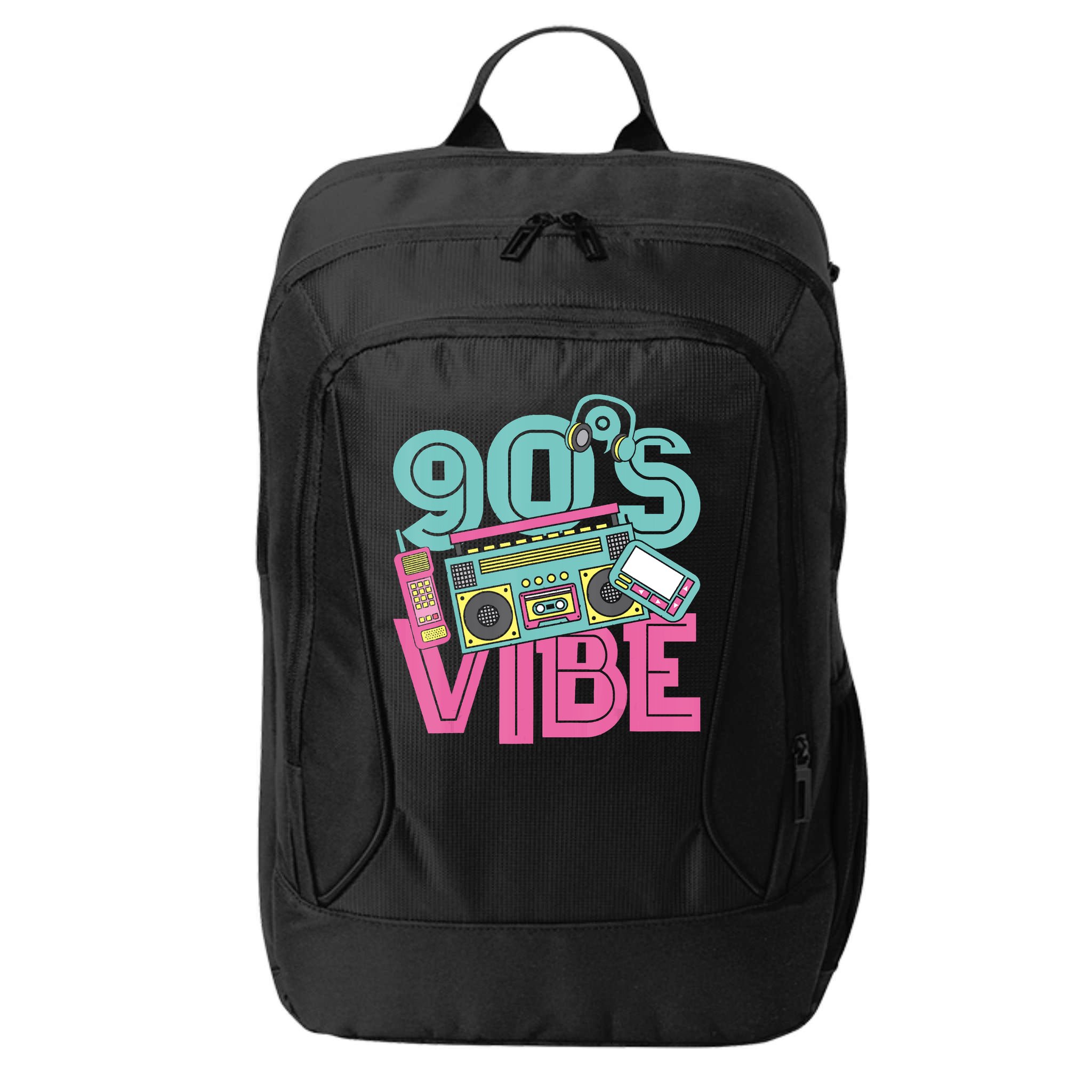 90s Vibe 1990 Music Costume Party Retro City Backpack