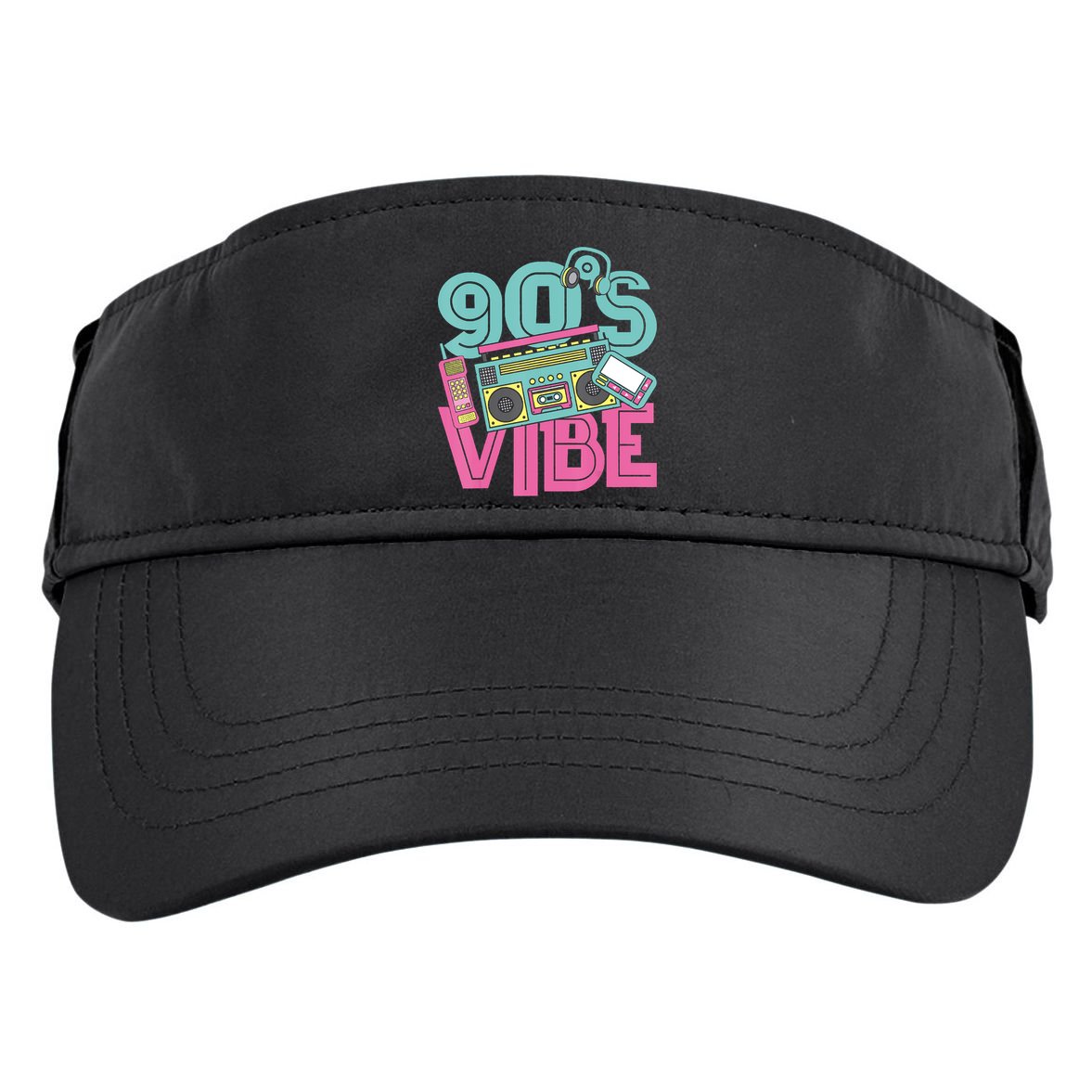 90s Vibe 1990 Music Costume Party Retro Adult Drive Performance Visor