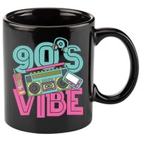 90s Vibe 1990 Music Costume Party Retro 11oz C Handle Ceramic Mug
