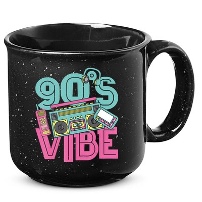 90s Vibe 1990 Music Costume Party Retro 15oz Campfire Ceramic Mug