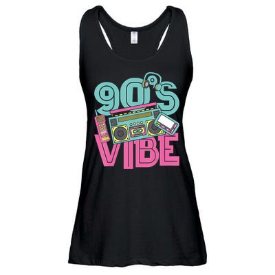 90s Vibe 1990 Music Costume Party Retro Ladies Essential Flowy Tank