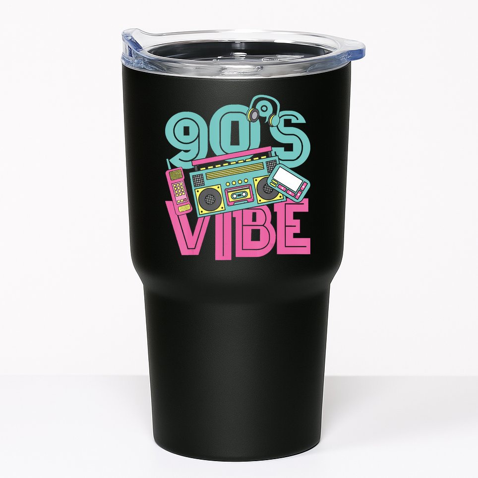 90s Vibe 1990 Music Costume Party Retro Tumbler