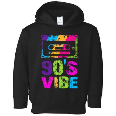 90s Vibe 1990s Music Lover Nineties Costume Party Toddler Hoodie