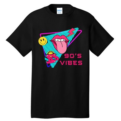 90's Vibes 1990s Fashion 90s Theme Outfit Nineties Party Tall T-Shirt