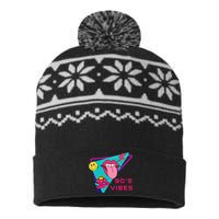 90's Vibes 1990s Fashion 90s Theme Outfit Nineties Party USA-Made Snowflake Beanie