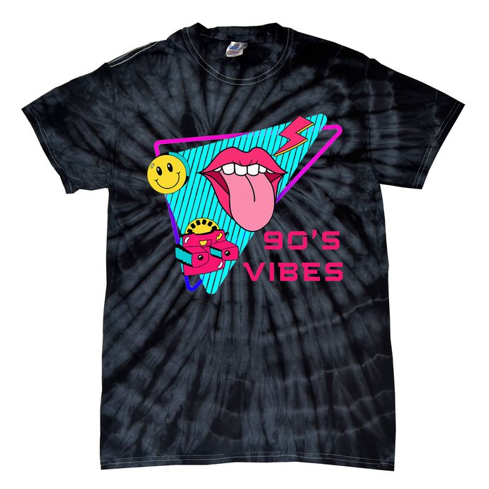 90's Vibes 1990s Fashion 90s Theme Outfit Nineties Party Tie-Dye T-Shirt