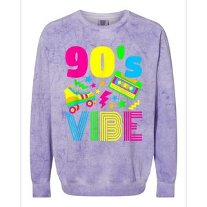 90s Vibe 1990s Fashion 90s Theme Outfit Nineties Theme Party Colorblast Crewneck Sweatshirt