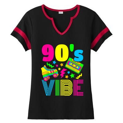 90s Vibe 1990s Fashion 90s Theme Outfit Nineties Theme Party Ladies Halftime Notch Neck Tee