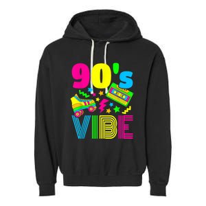 90s Vibe 1990s Fashion 90s Theme Outfit Nineties Theme Party Garment-Dyed Fleece Hoodie