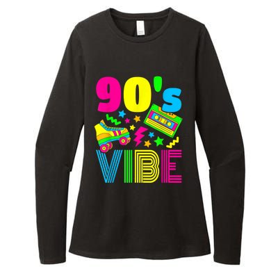 90s Vibe 1990s Fashion 90s Theme Outfit Nineties Theme Party Womens CVC Long Sleeve Shirt