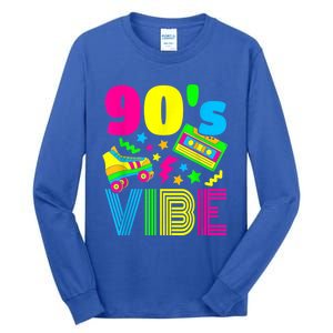 90s Vibe 1990s Fashion 90s Theme Outfit Nineties Theme Party Tall Long Sleeve T-Shirt