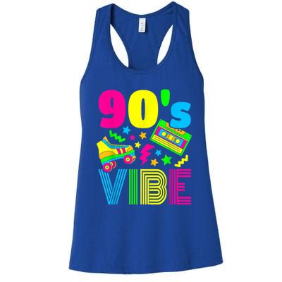 90s Vibe 1990s Fashion 90s Theme Outfit Nineties Theme Party Women's Racerback Tank