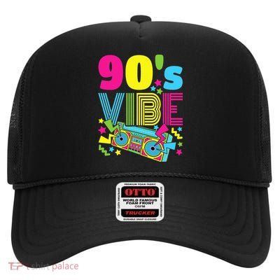 90s Vibe 1990s Fashion Nineties Theme Party 90s Theme Outfit High Crown Mesh Back Trucker Hat