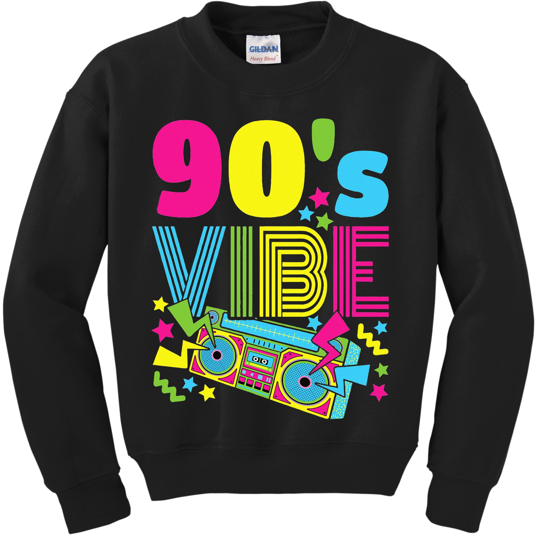 90s Vibe 1990s Fashion Nineties Theme Party 90s Theme Outfit Kids Sweatshirt