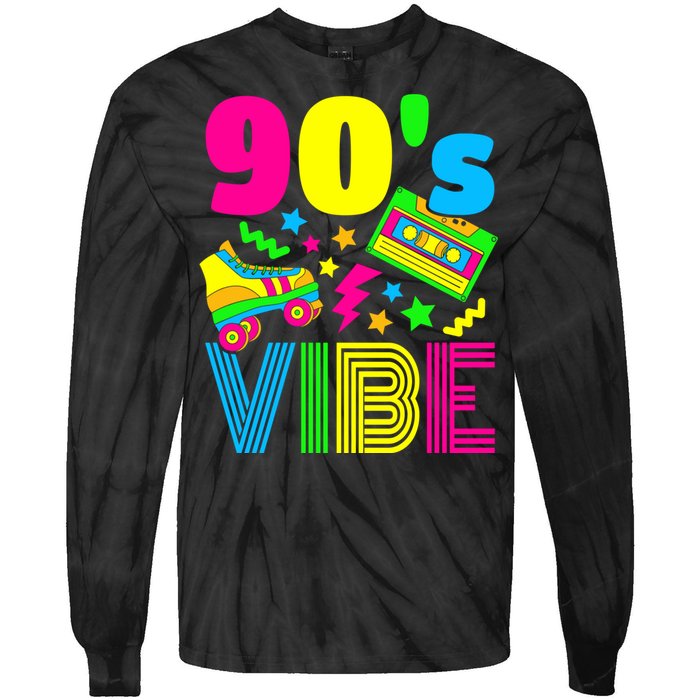 90s Vibe 1990s Fashion 90s Theme Outfit Nineties Theme Party Tie-Dye Long Sleeve Shirt