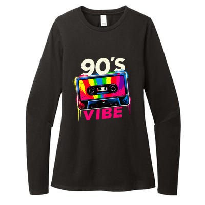 90S Vibe 1990s Music Vintage Retro Party Costume Womens CVC Long Sleeve Shirt