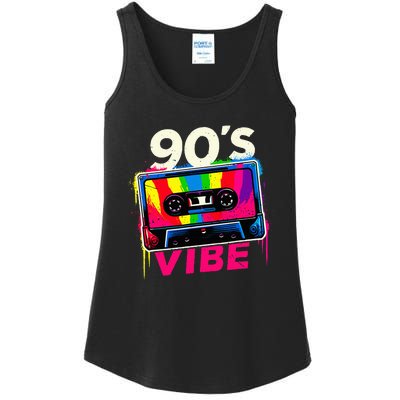 90S Vibe 1990s Music Vintage Retro Party Costume Ladies Essential Tank