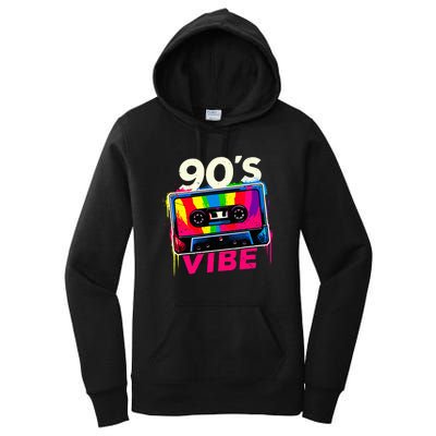 90S Vibe 1990s Music Vintage Retro Party Costume Women's Pullover Hoodie