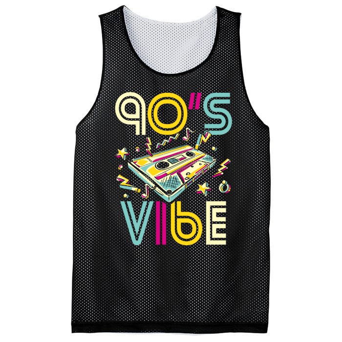 90s Vibe 90s Party Costume 90s Music Hip Hop Retro Mesh Reversible Basketball Jersey Tank