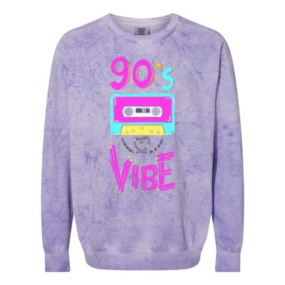 90S Vibe Colorblast Crewneck Sweatshirt